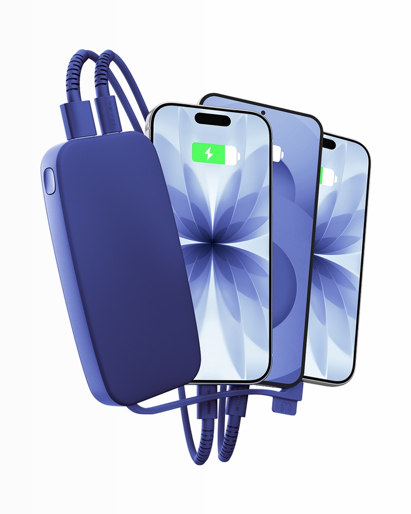 Fresh 'n Rebel | True Blue | 30W Powerbank 12.000 mAh