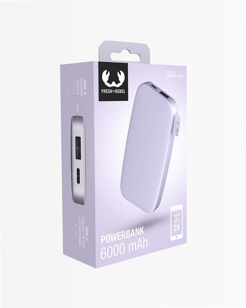 Powerbank 6000mAh - Dreamy Lilac