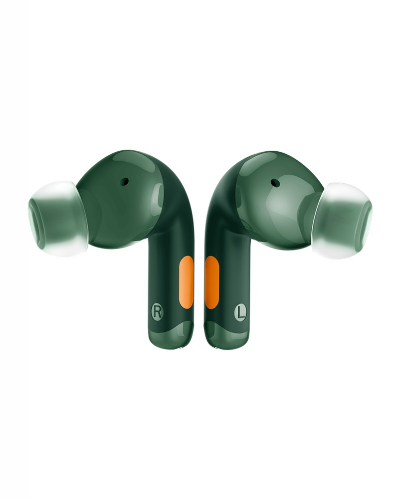 Auricolari Twins Fuse 2 - Velvet Green / Orange Arancione