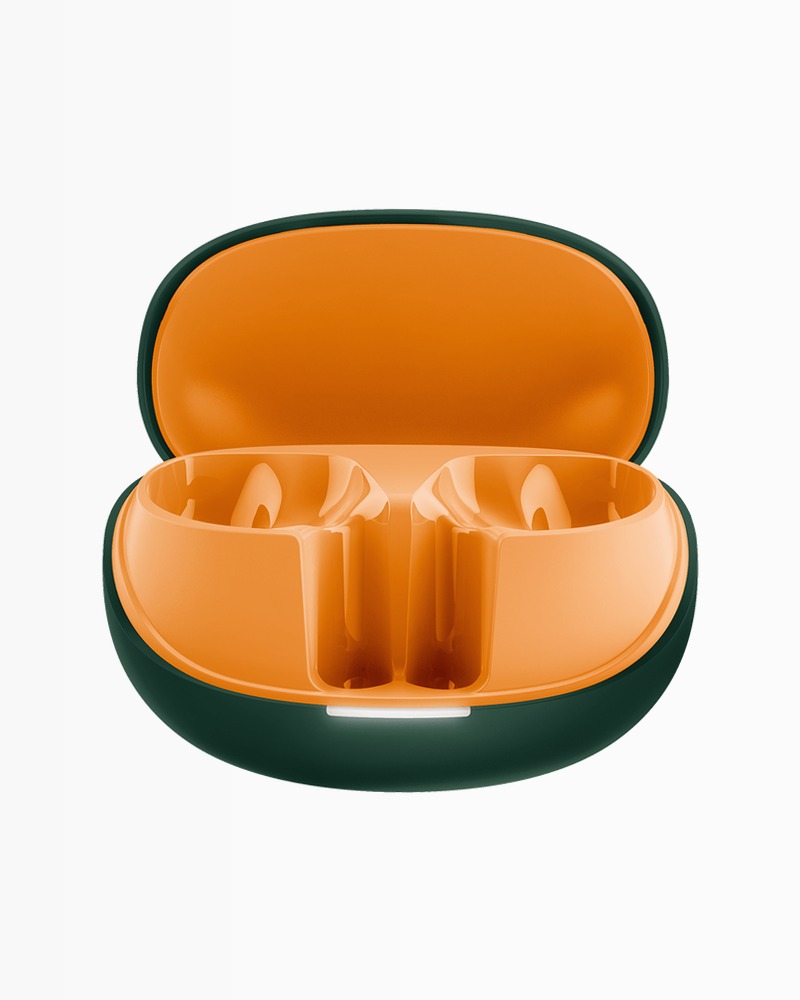 Auricolari Twins Fuse 2 - Velvet Green / Orange Arancione