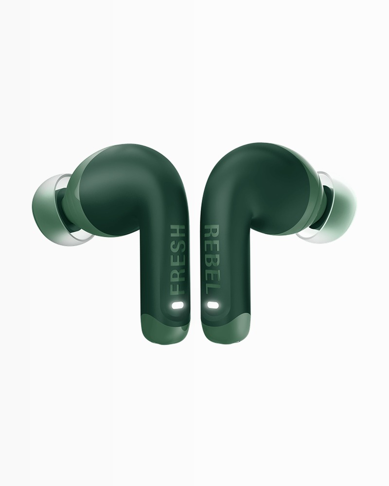 Auricolari Twins Fuse 2 - Velvet Green / Orange Arancione