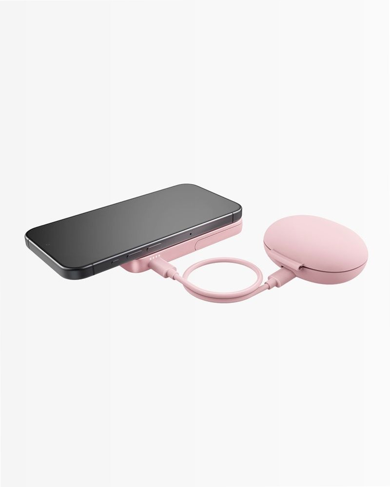 Magnetic Wireless Powerbank 5000 mAh - Pastel Pink 5000mAh 5W