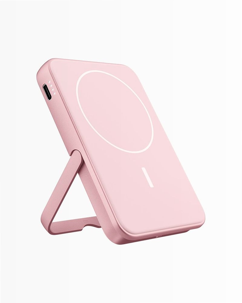 Magnetic Wireless Powerbank 5000 mAh - Pastel Pink 5000mAh 5W