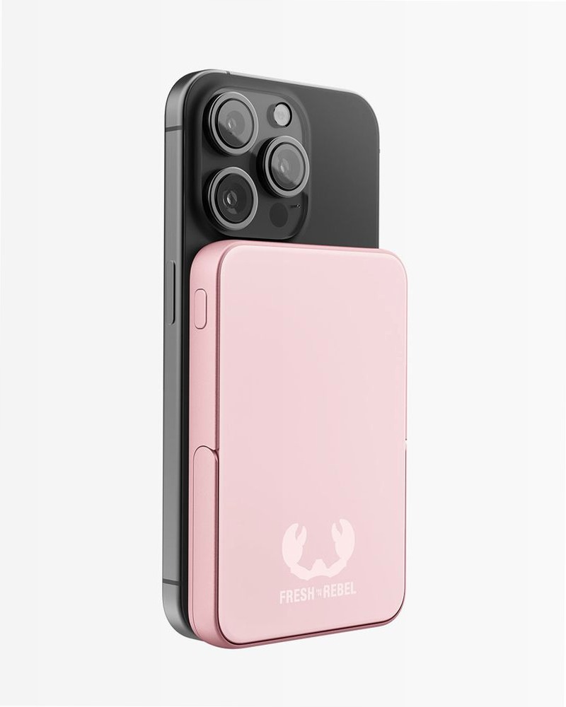 Magnetic Wireless Powerbank 5000 mAh - Pastel Pink 5000mAh 5W