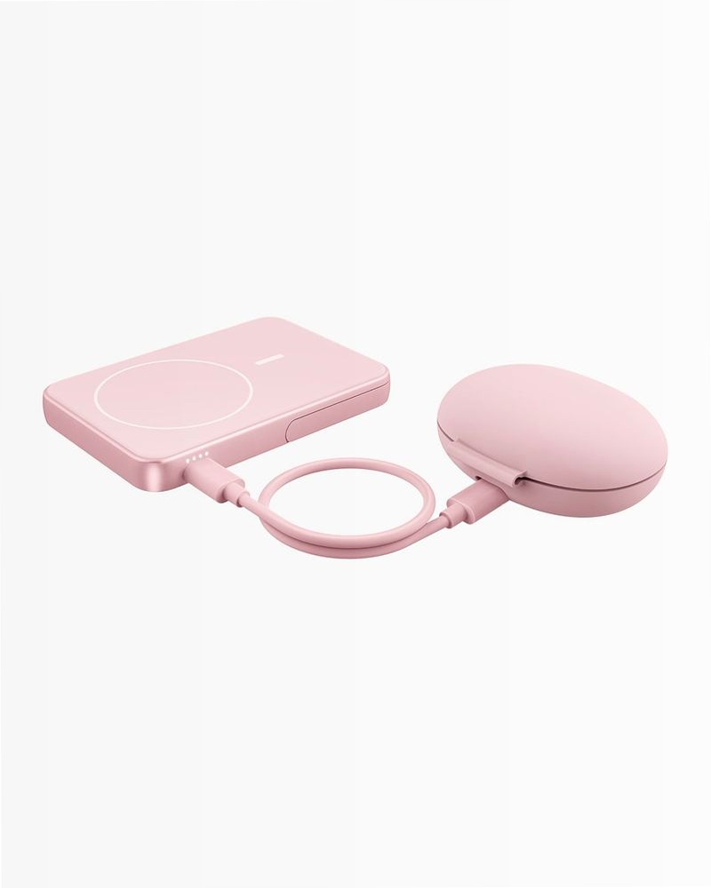 Magnetic Wireless Powerbank 5000 mAh - Pastel Pink 5000mAh 5W