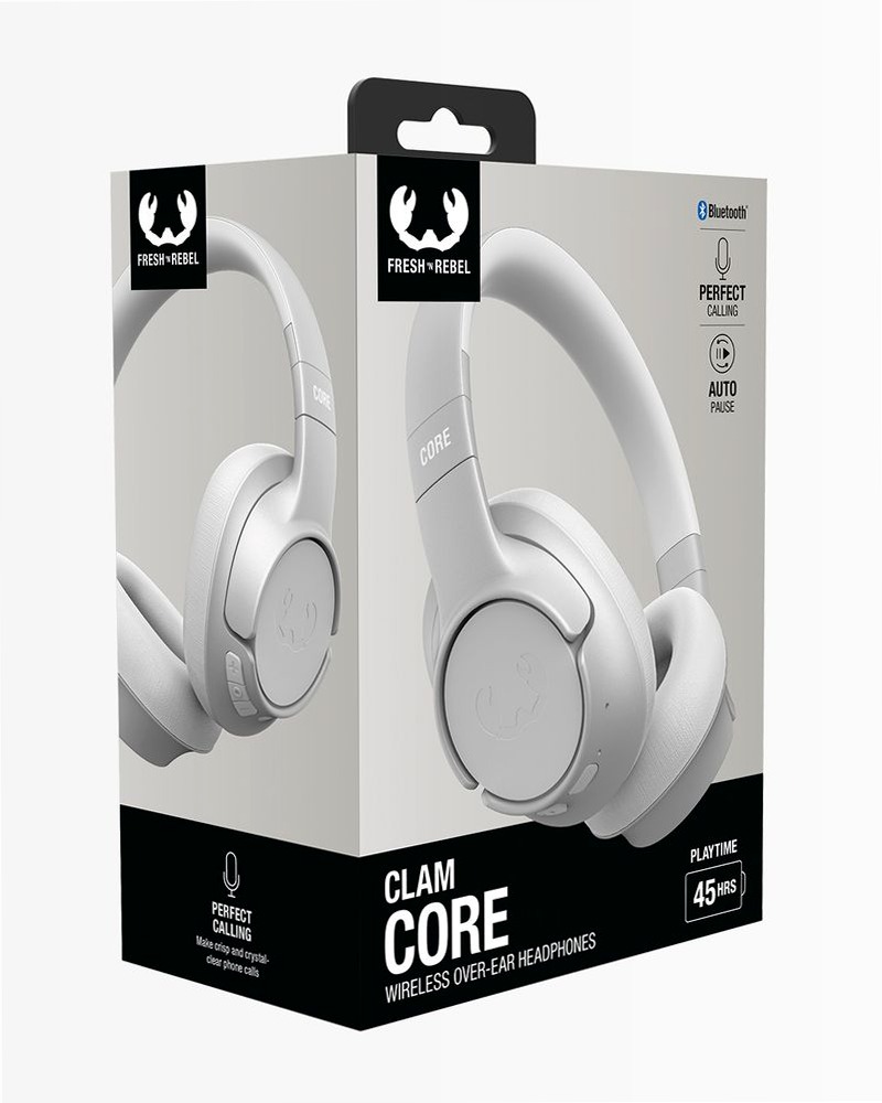 Cuffie Over-Ear Clam Core - Ice Grey Grigio