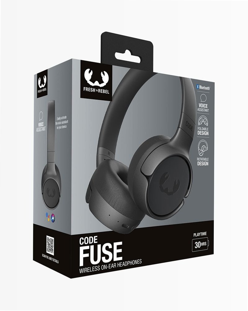 Cuffie on-ear Code Fuse - Storm Grey Grigio