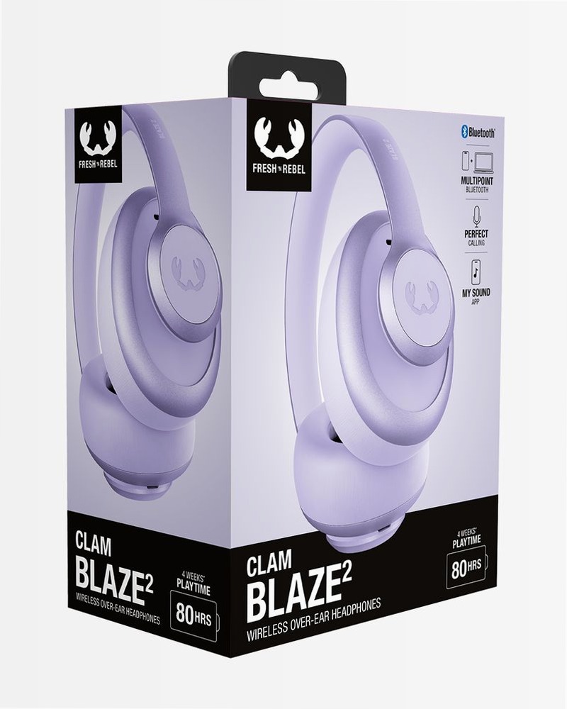 Cuffie Clam Blaze 2 - Dreamy Lilac Rosa