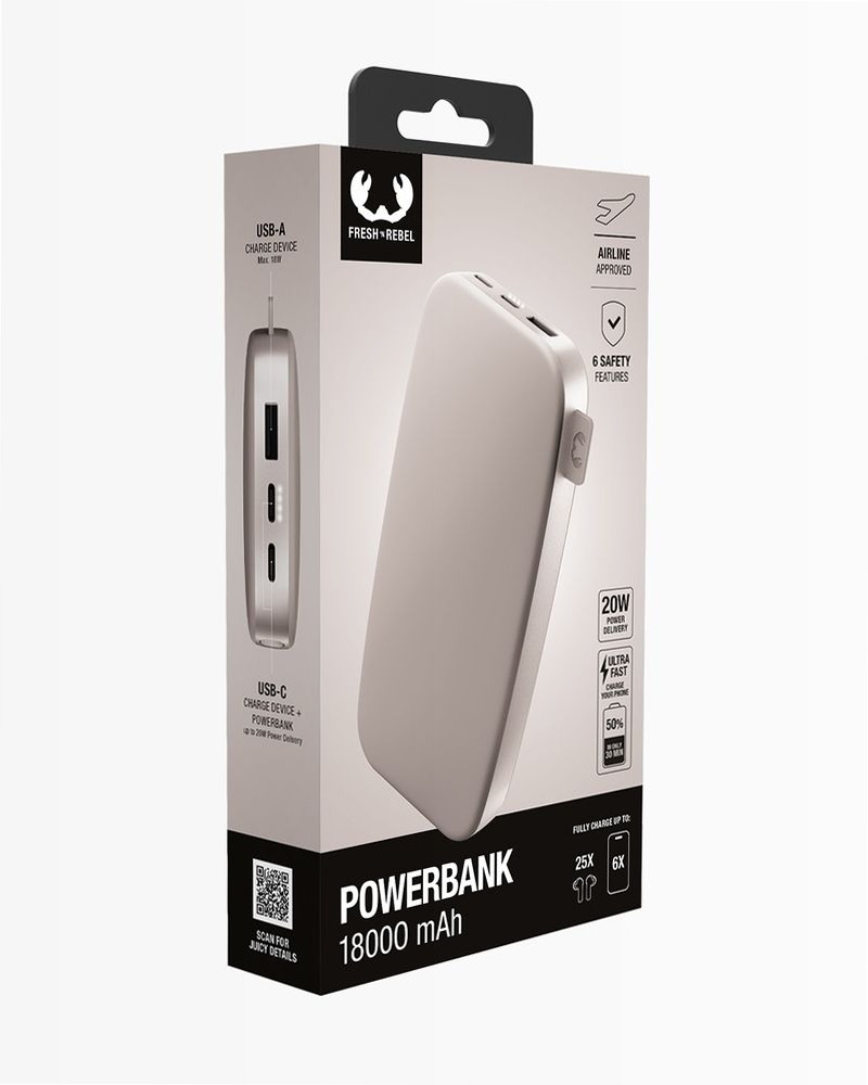 Powerbank 18000 mAh - Silky Sand 18000mAh 20W