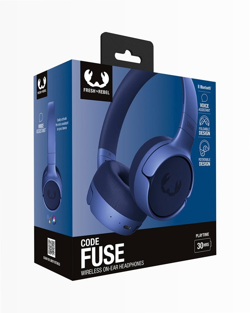 Cuffie on-ear Code Fuse - True Blue Blu