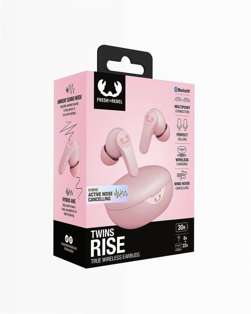 Auricolari Twins Rise Pastel Pink Oro