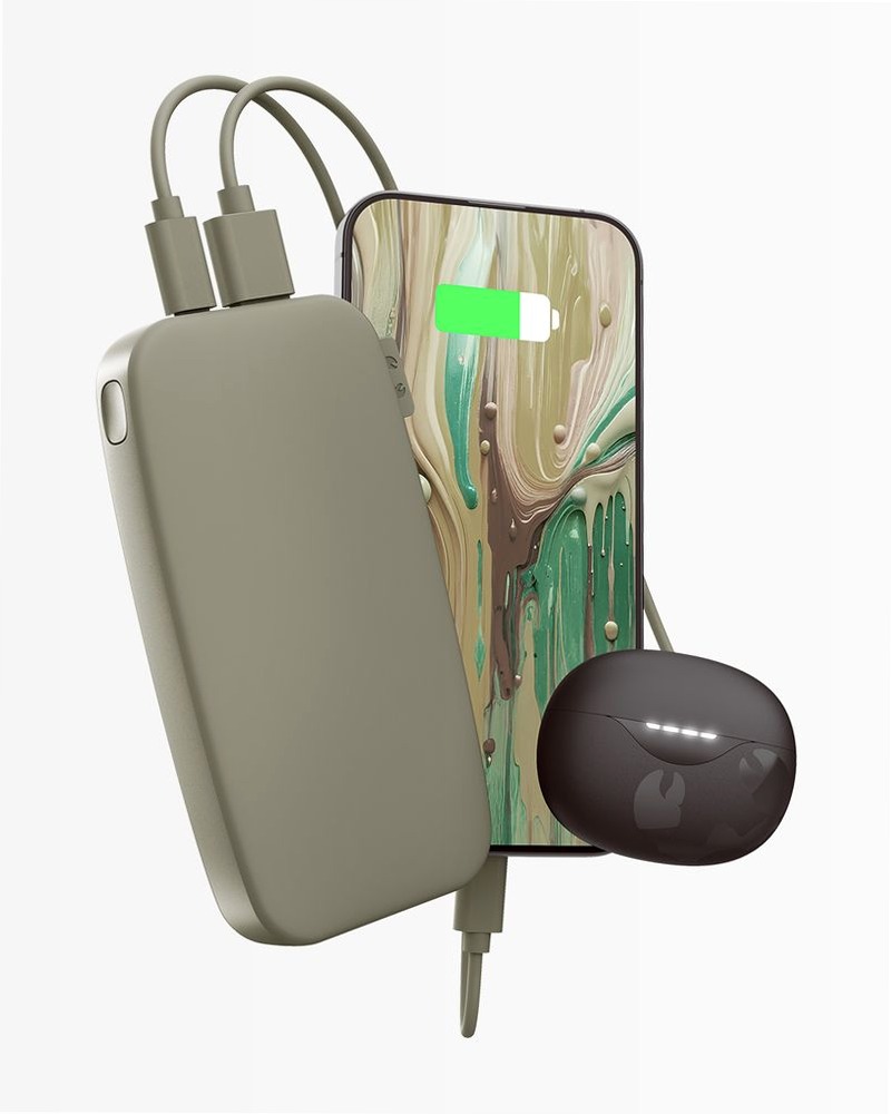 Powerbank 12000 mAh - Dried Green 12000mAh 20W Tablet