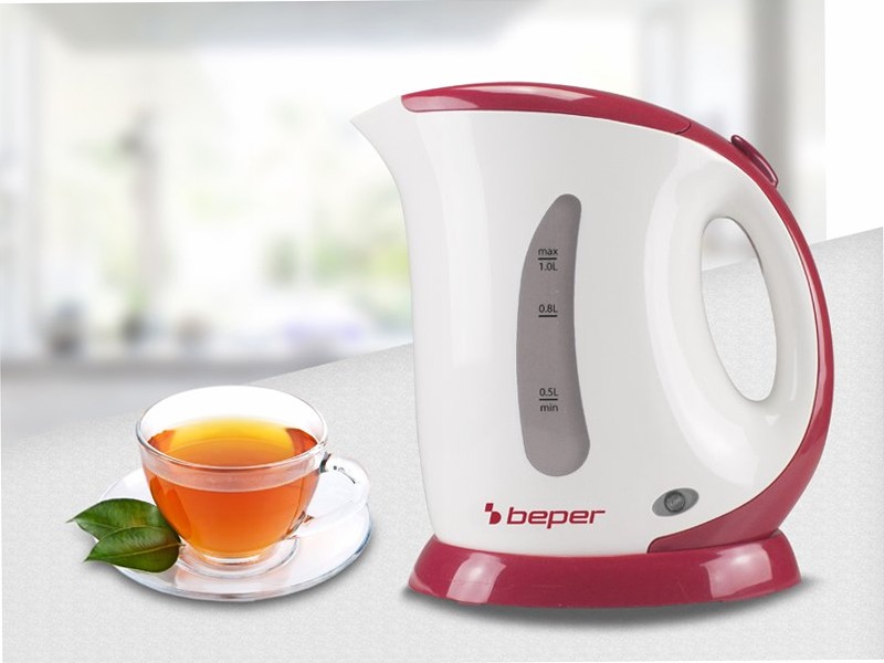 Bollitore elettrico 1 litro Blu