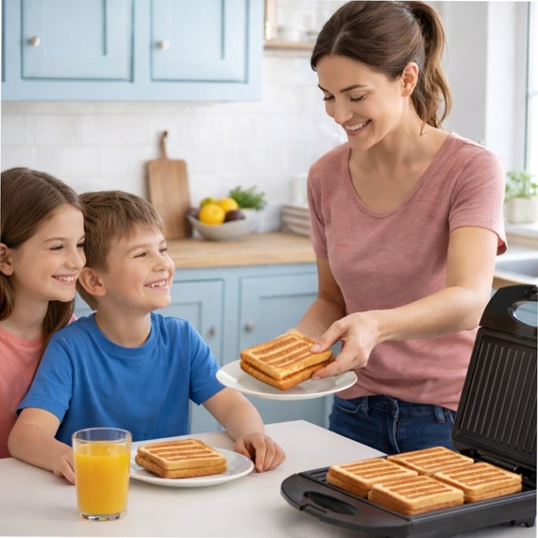 Tostiera elettrica 4 fette Family Grill