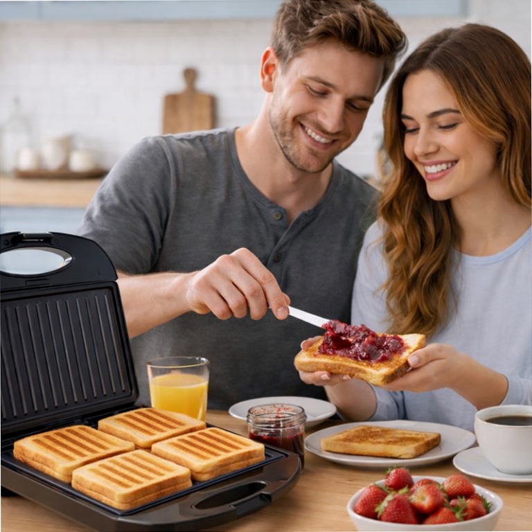 Tostiera elettrica 4 fette Family Grill