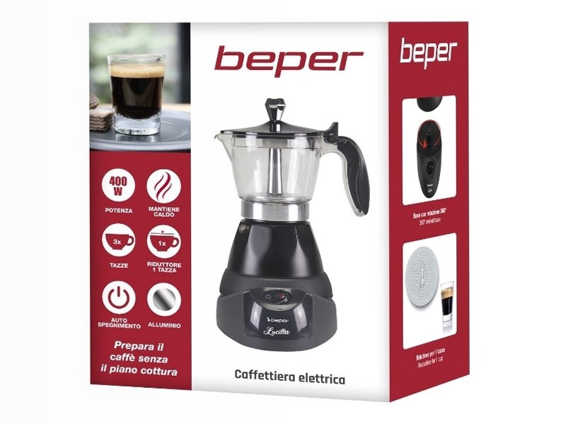 Caffettiera elettrica Beper Beige 3lt