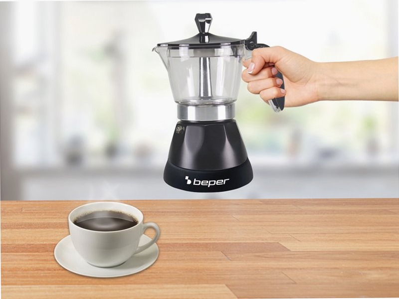 Caffettiera elettrica Beper Beige 3lt