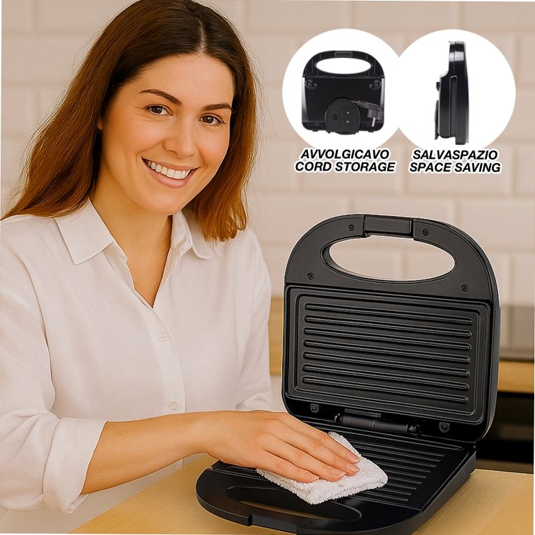 Tostiera Daily Grill - Cottura veloce e facile