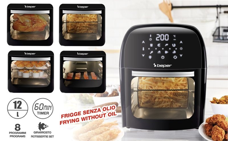 Friggitrice ad Aria Calda Digitale Multifunzione