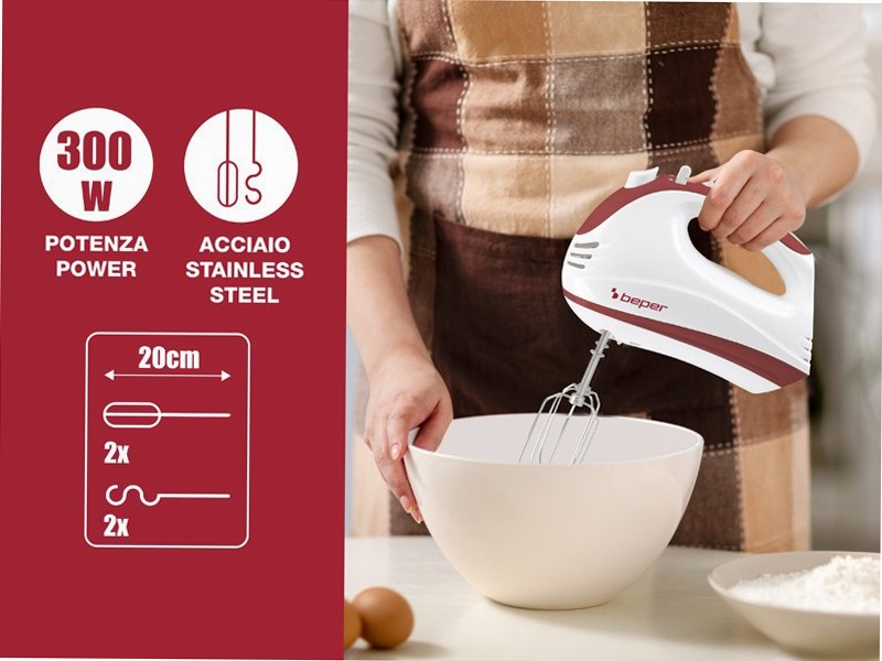 Sbattitore elettrico 300 Blu