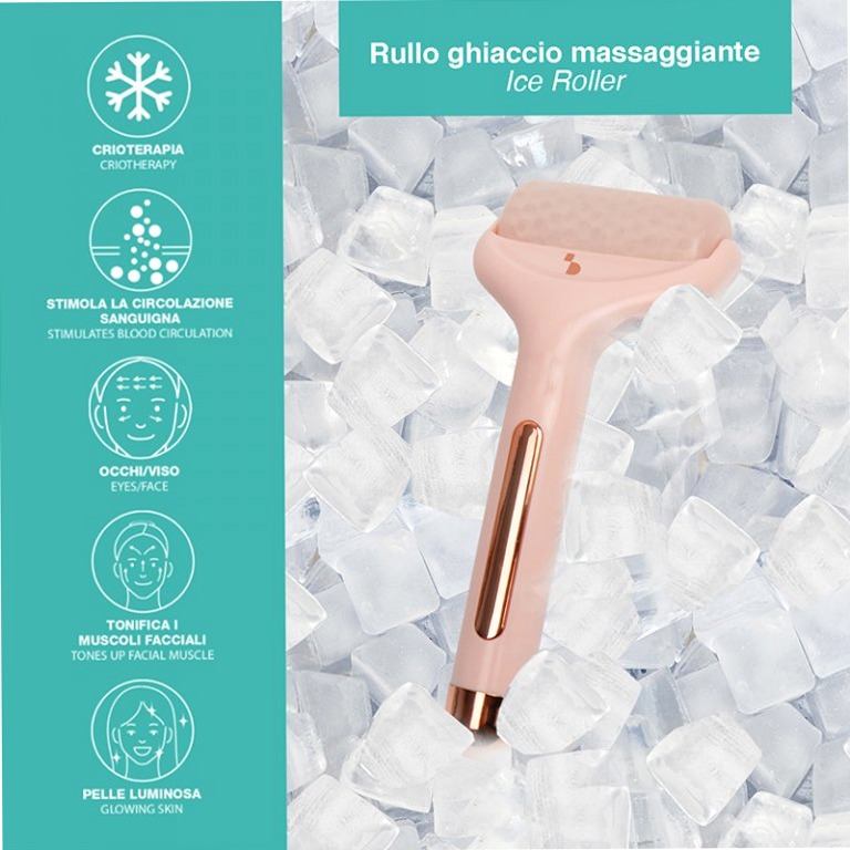 Rullo ghiaccio Ice Roller: tonifica e rilassa il viso