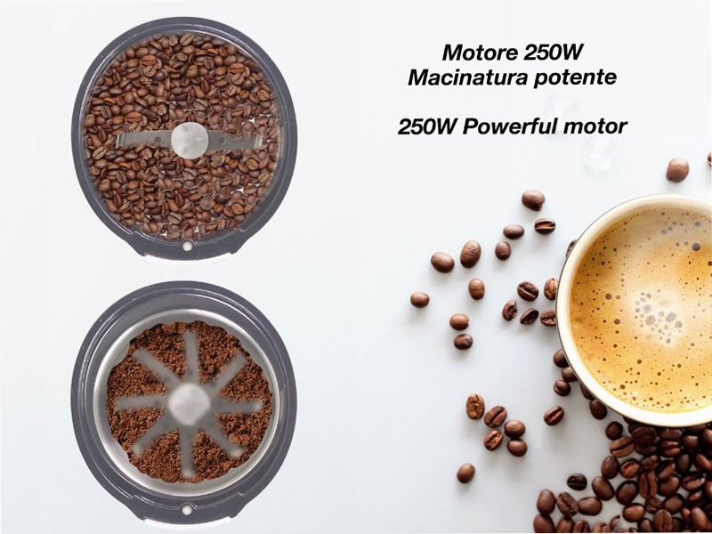 Macina caffè elettrico Blu