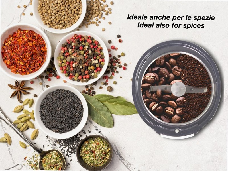 Macina caffè elettrico Blu