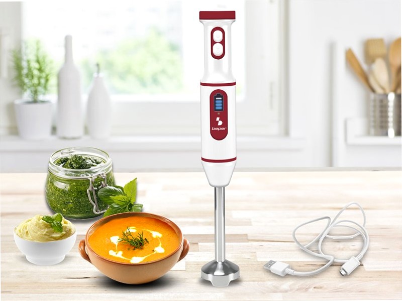 Frullatore a immersione ricaricabile USB