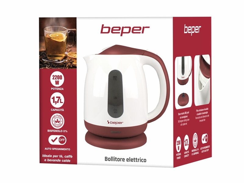 Bollitore elettrico 1,7L Blu
