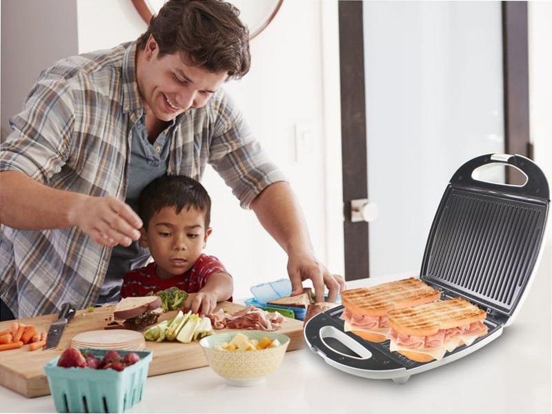 Tostiera Grill per 4 Fette