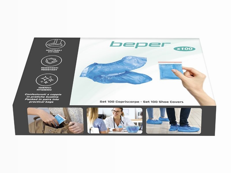 Set di 100 copriscarpe
