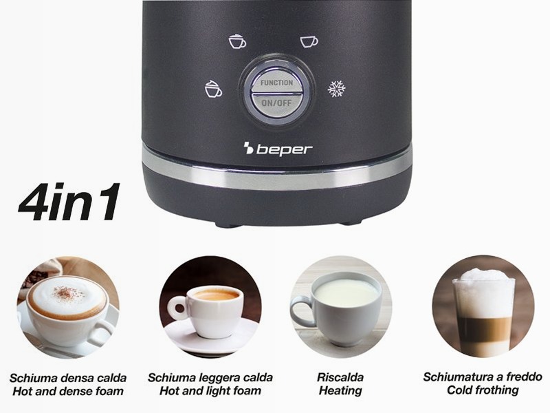 Schiumalatte automatico Bianco