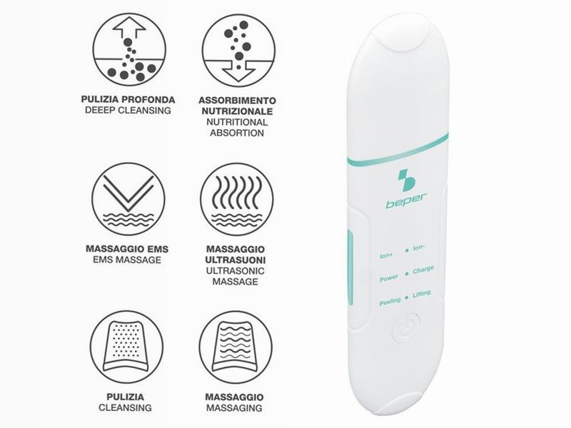 Skin scrubber ad ultrasuoni: pulizia profonda e rinvigorente