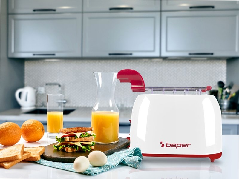 Tostapane con pinze ergonomiche grandi
