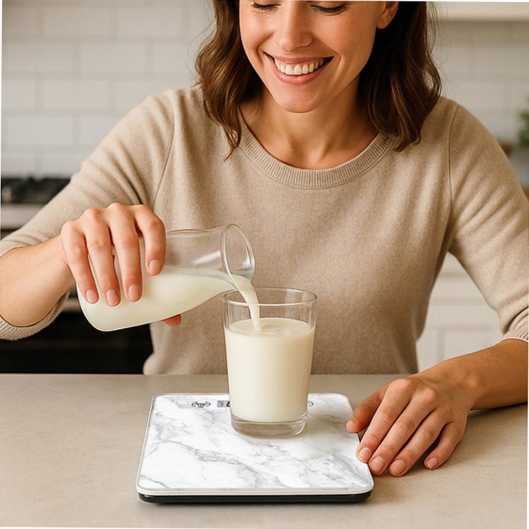 Bilancia da cucina digitale Marmo Bianco