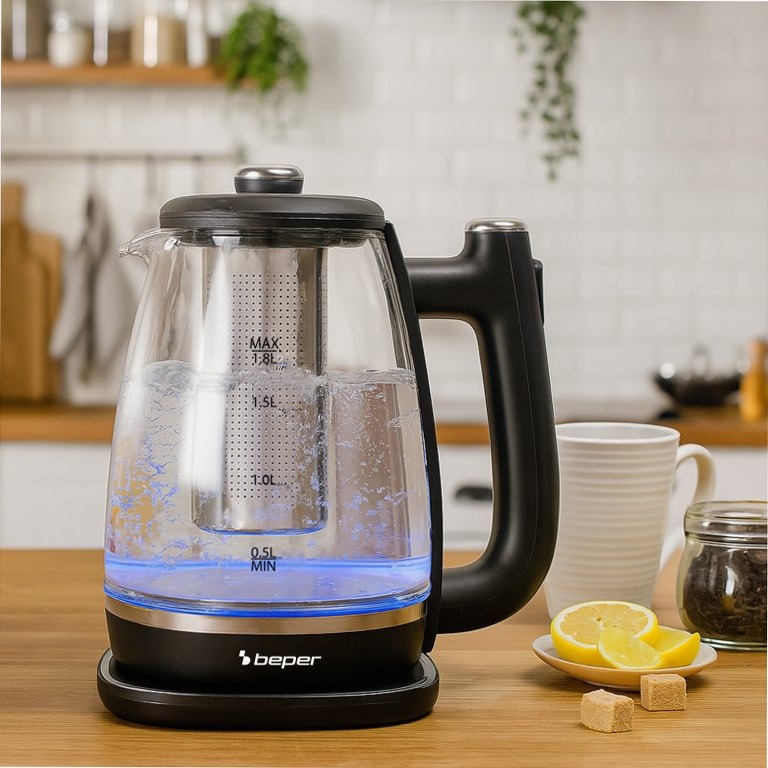Bollitore Elettrico Beper - Eleganza e Funzionalità Acciaio