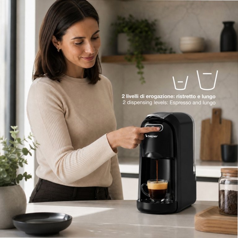 Macchina caffè espresso Amata 4 in 1