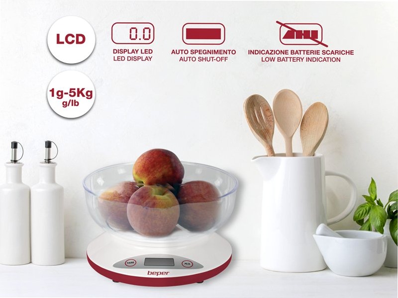 Bilancia elettronica da cucina