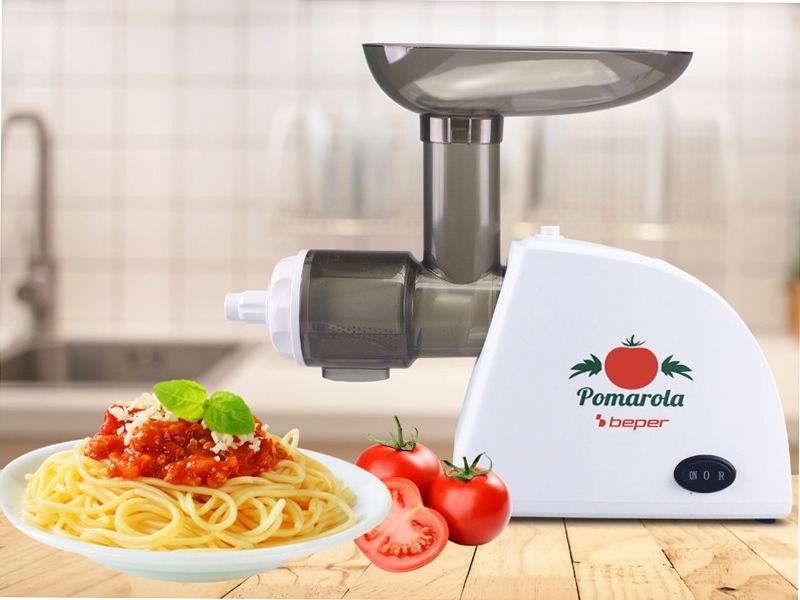 Passapomodoro elettrico Blu