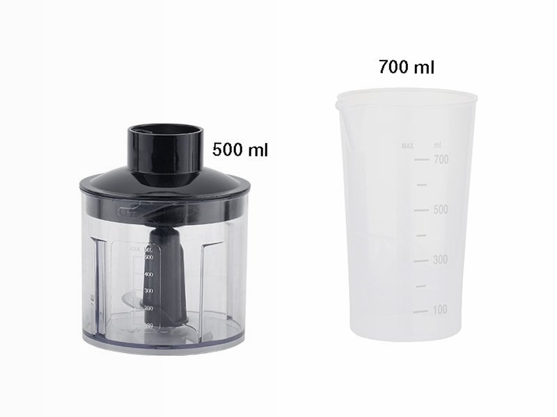 Set frullatore ad immersione 4 in 1