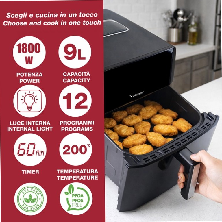 Friggitrice ad aria calda Mirabella 9L