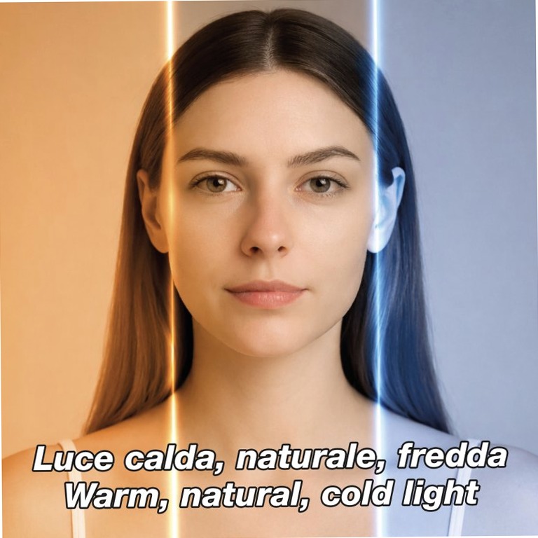 Specchio per trucco LED Ricaricabile
