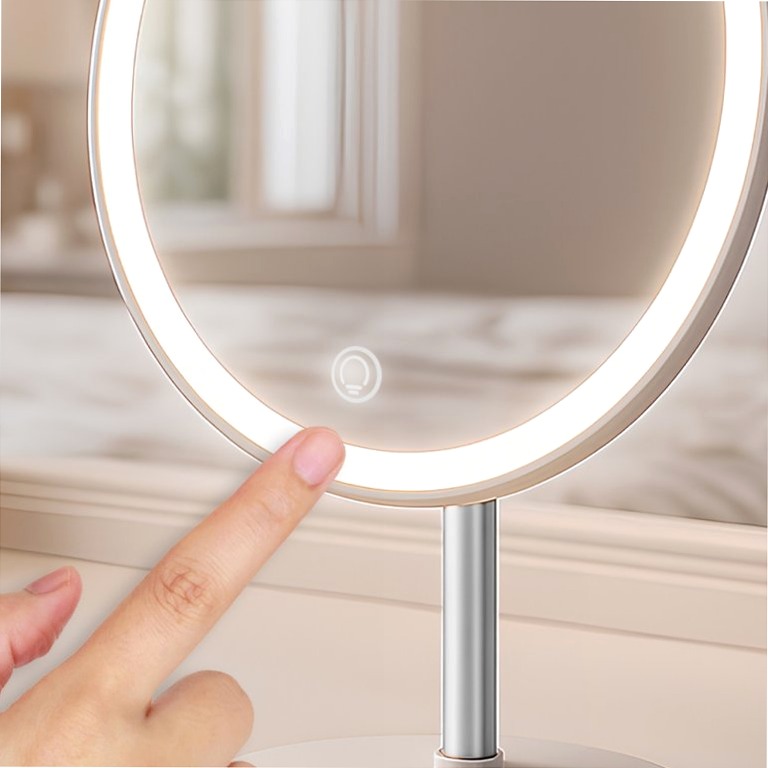 Specchio per trucco LED Ricaricabile
