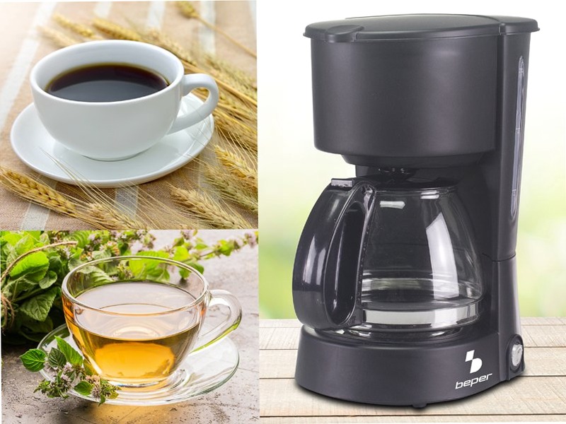 Macchina per caffè e orziera
