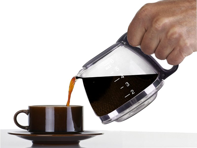 Macchina per caffè e orziera