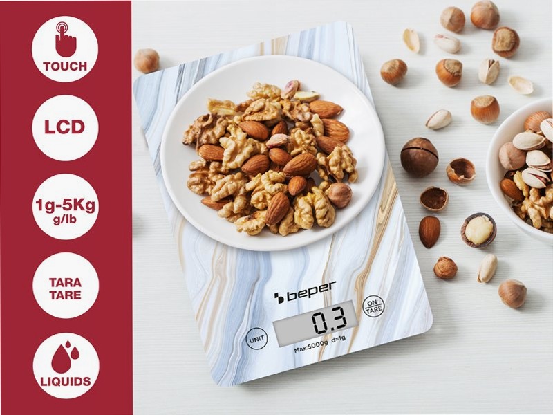 Bilancia da cucina digitale Marmo