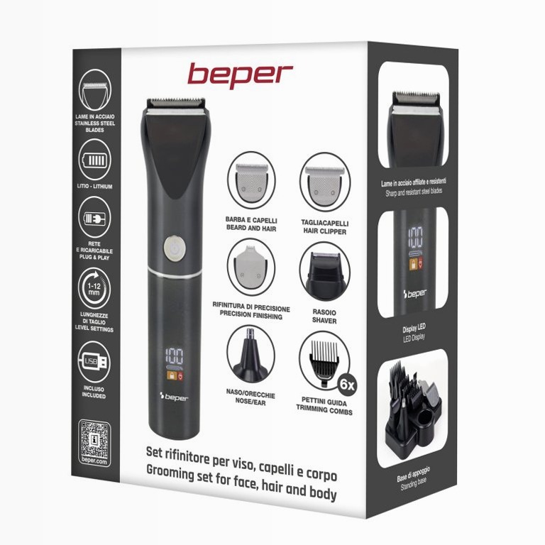 Set TrimX 12 per viso, capelli e corpo Beige