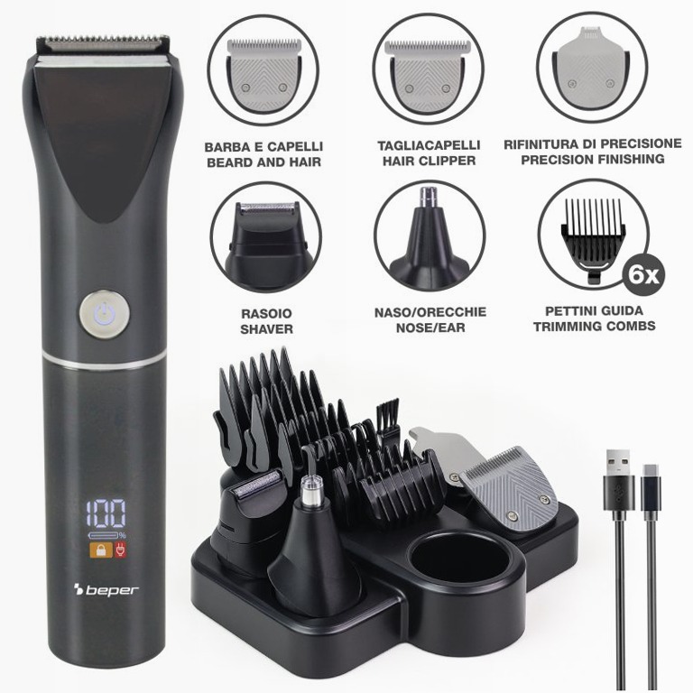 Set TrimX 12 per viso, capelli e corpo Beige