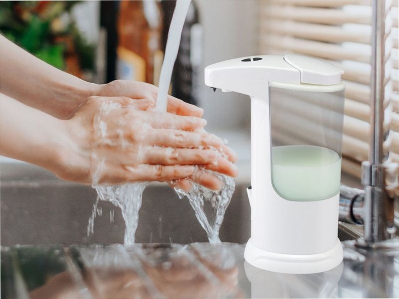 Dispenser automatico sapone e gel igienizzante