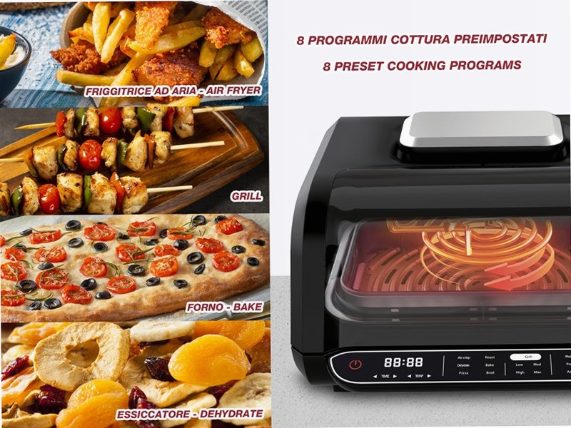 Friggitrice e Griglia ad Aria Cucinotto - Multifunzione